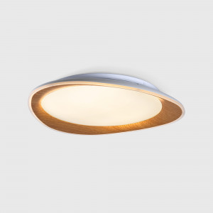 CCT LED 24W Ceiling light - Wood Effect - Ø45cm