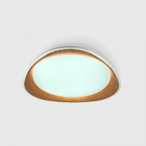 CCT LED 24W Ceiling light - Wood Effect - Ø45cm