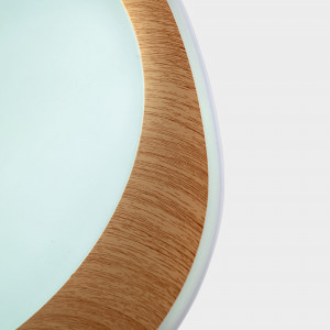 CCT LED 24W Ceiling light - Wood Effect - Ø45cm