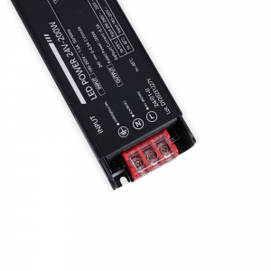 Slim power supply - 200W - 24V - 8.3A - High Efficiency - IP20