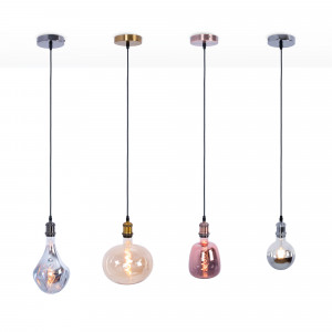 Retro/Vintage pendant lamp - E27 - 4 colors