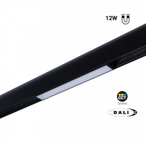 Opal magnetic linear track light 48V - CCT - 12W - DALI-2 dimming