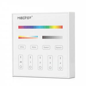 Touch control panel RGB + CCT - 4 zones - White - Milight