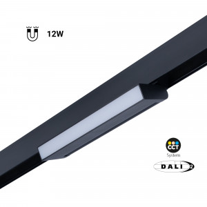 Opal adjustable linear track light 48V - CCT - 12W - DALI-2 dimming - UGR18