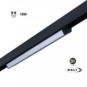 Opal adjustable linear track light 48V - CCT - 18W - DALI-2 dimming - UGR18