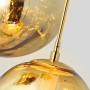 Triple crystal pendant lamp "KADNIS" - 3 x E27