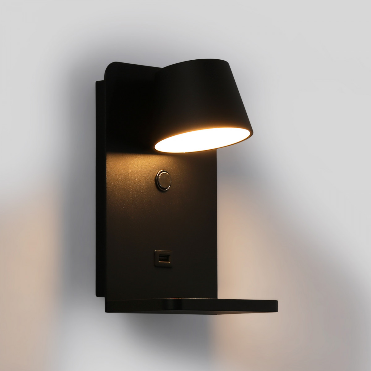 Wall light with USB port "BASKOP W" - 6W - Wireless Charging Base