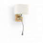 Wall light with LED reading lamp "Arti" - E27 + 3W