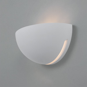 Wall light "Bol" - plaster - 1 x E14 | wall lighting