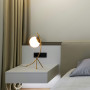 Crystal ball table lamp "Flix"| glass table lamps