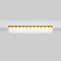 Adjustable linear spotlight for magnetic track 48V- 12W - 2800K - OSRAM Chip - UGR18 - White