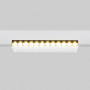 Adjustable linear spotlight for magnetic track 48V- 12W - 2800K - OSRAM Chip - UGR18 - White