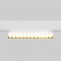 Adjustable linear spotlight for magnetic track 48V- 12W - 2800K - OSRAM Chip - UGR18 - White