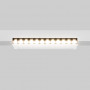 Adjustable linear spotlight for magnetic track 48V- 12W - 4000K - OSRAM Chip - UGR18 - White