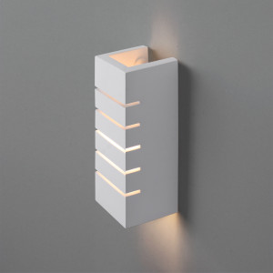 Wall light "Line" - Plaster - 1 x E14 | wall lighting