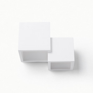 Wall light "Cube" - plaster - 2 x G9 | wall lighting