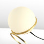 Crystal ball table lamp "Ruth" | bedside table lamps