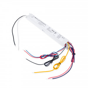 Driver for CCT LED linear light - Dimmable 0-10V + 12V power supply - 30-42V DC - 44W - 650-1050mA