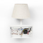 Wall light "Artin" - With adjustable LED spotlight and USB port - E27 + 3W