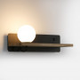 Crystal ball wall light with USB port "Nonna" - G9 | wall lighting