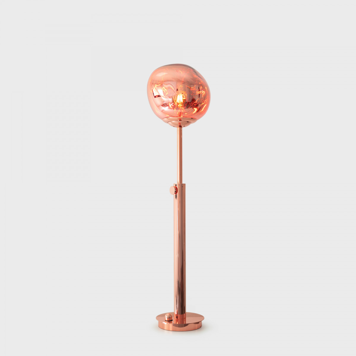 Design floor lamp "Ana" - Height-adjustable - Copper colour | floor lamps for living room