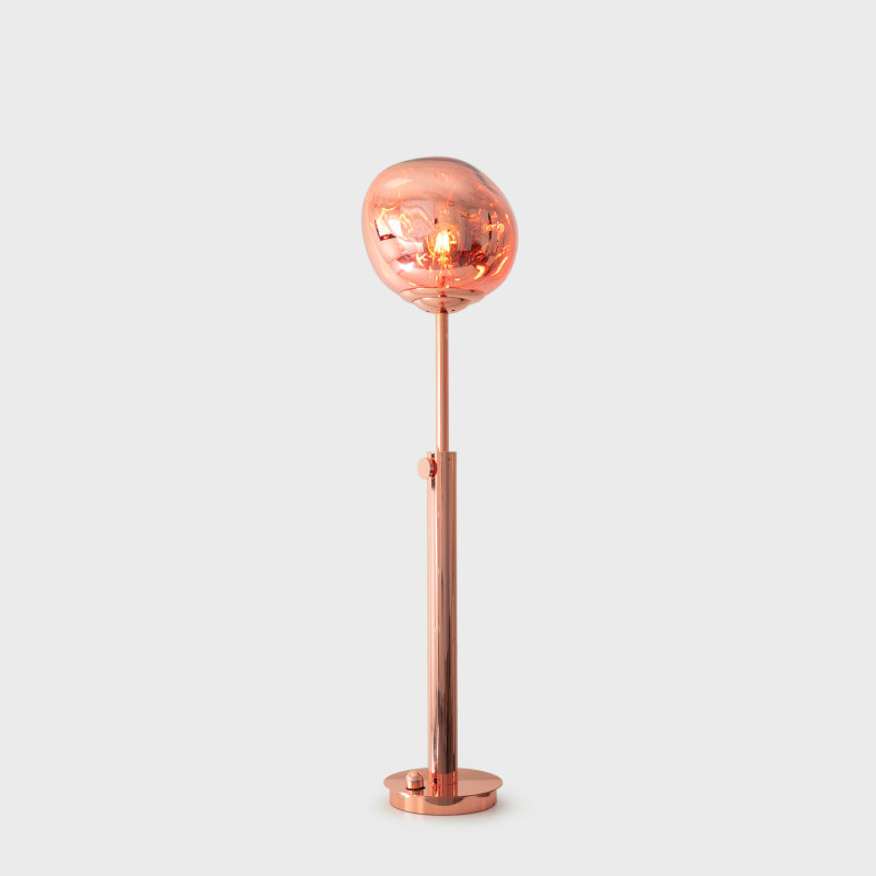 Design floor lamp "Ana" - Height-adjustable - Copper colour | floor lamps for living room