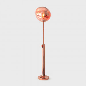 Design floor lamp "Ana" - Height-adjustable - Copper colour | floor lamps for living room