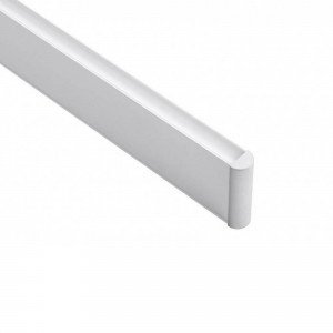 Side cover for LED linear light SKU: B9050 | white