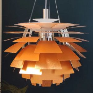 Design pendant light "Luxor" - Bronze colour - E27 | hanging pendant lights