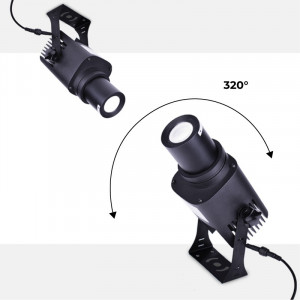 LED GOBO projector - 20W - 9° optics - Outdoor - Adjustable | gobo light projector