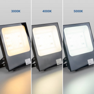 Outdoor LED floodlight - 100W CCT - "PRO" Series - 110lm/W - IP66 | LED projector