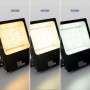 Outdoor LED floodlight - 150W CCT - "PRO" Series - 110lm/W - IP66 | LED projector