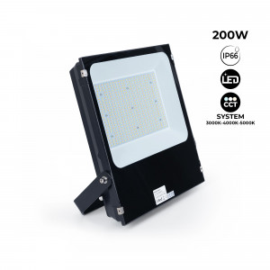 Outdoor LED floodlight - 200W CCT - "PRO" Series - 110lm/W - IP66 | LED projector