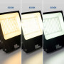 Outdoor LED floodlight - 200W CCT - "PRO" Series - 110lm/W - IP66 | LED projector