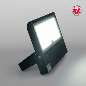 Asymmetrical outdoor LED floodlight - 300W - 140lm/W- IP66