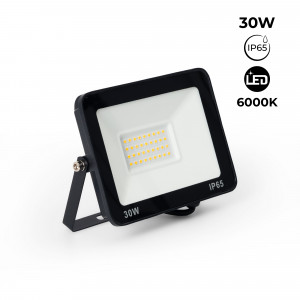 Outdoor LED Floodlight - 30W - 95lm/W - IP65 - Black