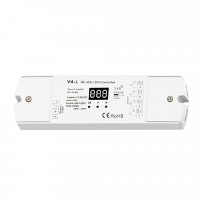 Single color/CCT/RGB/RGBW controller - 12-24V DC - 4 channels - Programmable - RF 2.4GHz - Skydance