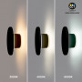 Circular wall light "Eclipse" - 9W - CCT - IP65