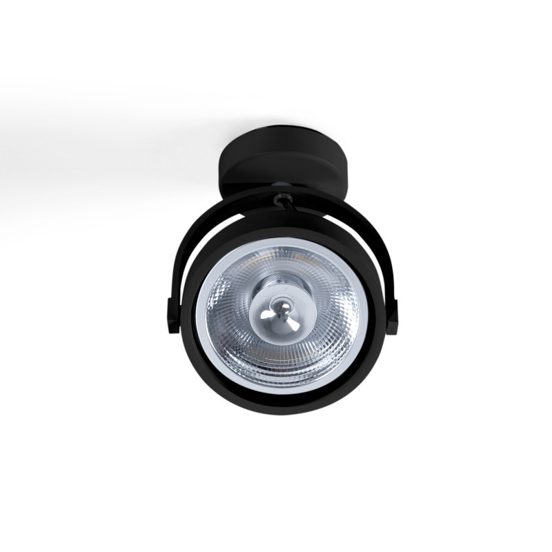 Adjustable ceiling spotlight "IRIS" + AR111 GU10 light bulb