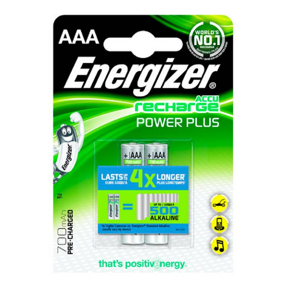 7638900343557, Batterie AAA rechargeable 700mAh Energizer