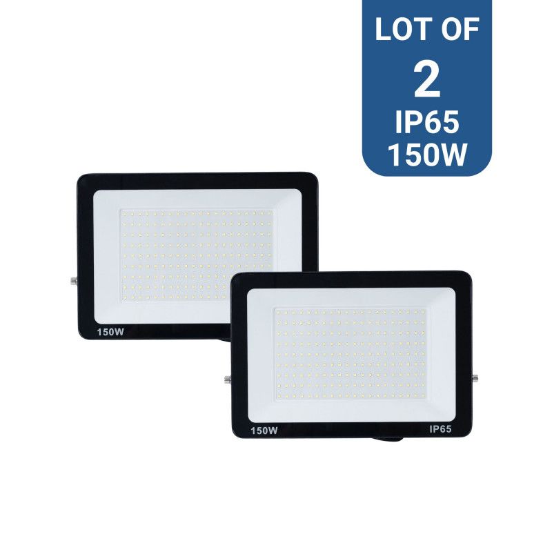 Pack x 2 - Outdoor LED floodlights - 150W - 95lm/W - IP65