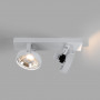 Double adjustable ceiling spotlight "IRIS" + 2 AR111 GU10 light bulbs