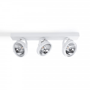 Triple adjustable ceiling spotlight "IRIS" + 3 AR111 GU10 light bulbs