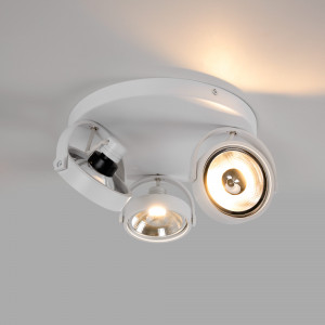 Triple adjustable ceiling spotlight "IRIS 3" + 3 AR111 light bulbs