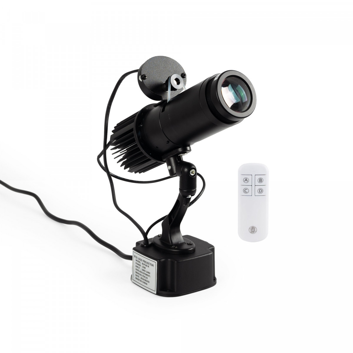 LED GOBO Projector - 15W - Indoor - 20° Optics - IP20