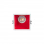 Square recessed downlight ring - Low UGR - Cutout 85 x 85mm