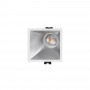 Asymmetrical square recessed downlight ring - Low UGR - Cutout 85 x 85mm