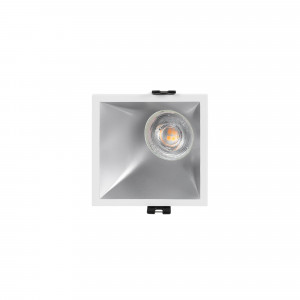 Asymmetrical square recessed downlight ring - Low UGR - Cutout 85 x 85mm