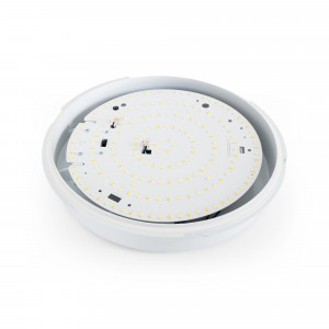 LED waterproof ceiling light / Emergency light - CCT - Adjustable power 12W-16W - Ø31cm - IP65