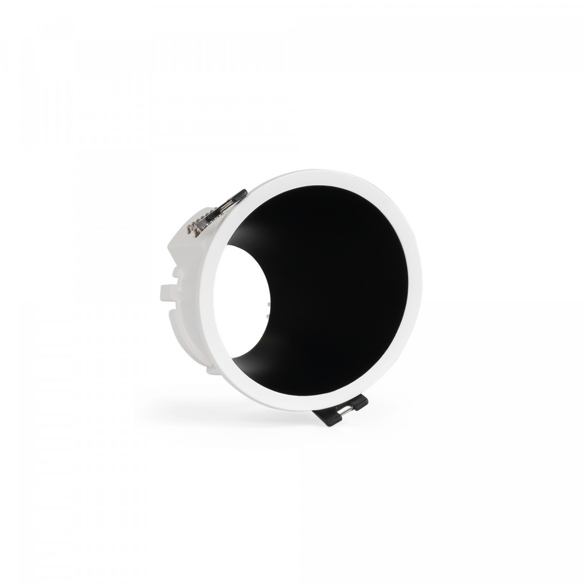 Round asymmetrical recessed downlight ring - Low UGR - Cutout Ø85mm